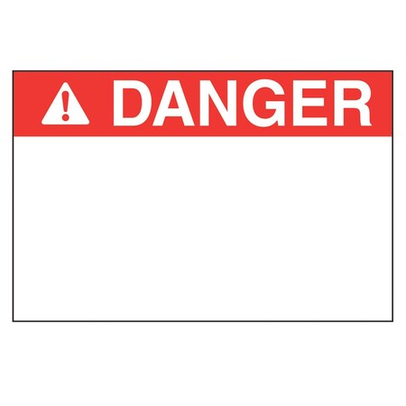 Panduit Polyester Adhesive Label, 4" W x 2" H, D C200X400YZ1